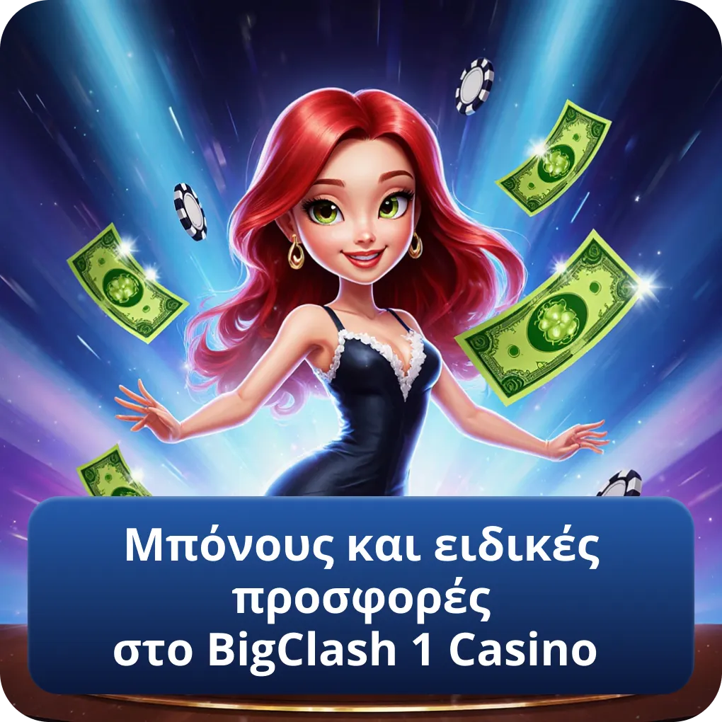 Μπόνους και ειδικές προσφορές στο BigClash 1 Casino