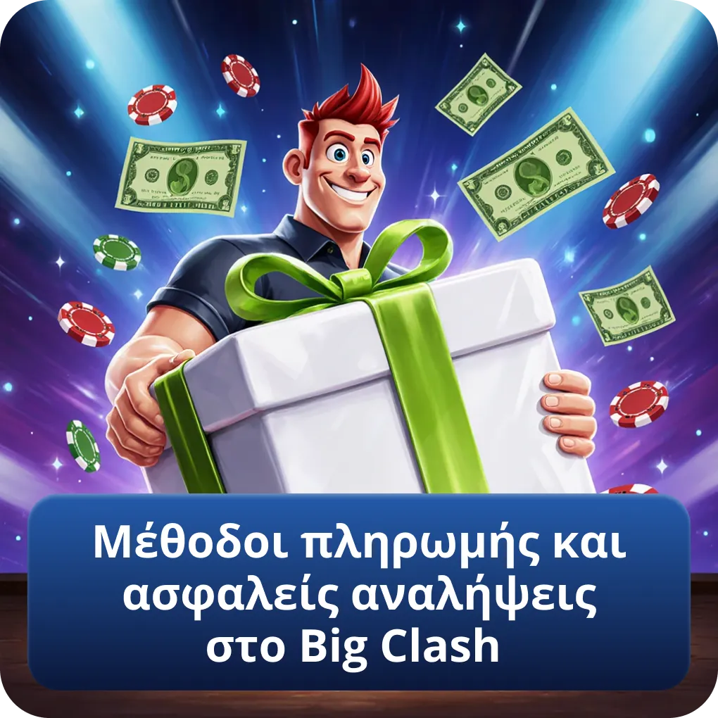 Μέθοδοι πληρωμής και ασφαλείς αναλήψεις στο Big Clash